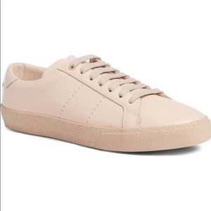 Saint Laurent Pink Leather Sneakers 7